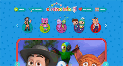 Desktop Screenshot of elreinoinfantil.com