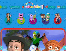 Tablet Screenshot of elreinoinfantil.com